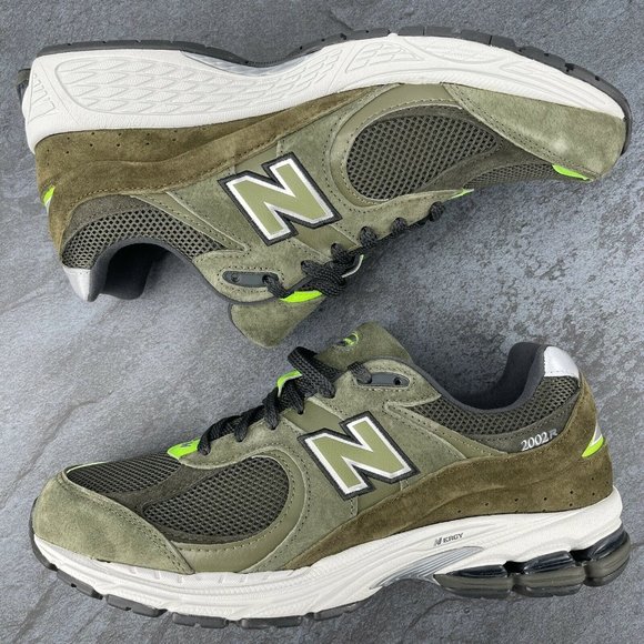 Mens New Balance Running Shoes Size 11 ML2002RG Camo Green Olive Classics NWB - Picture 6 of 12